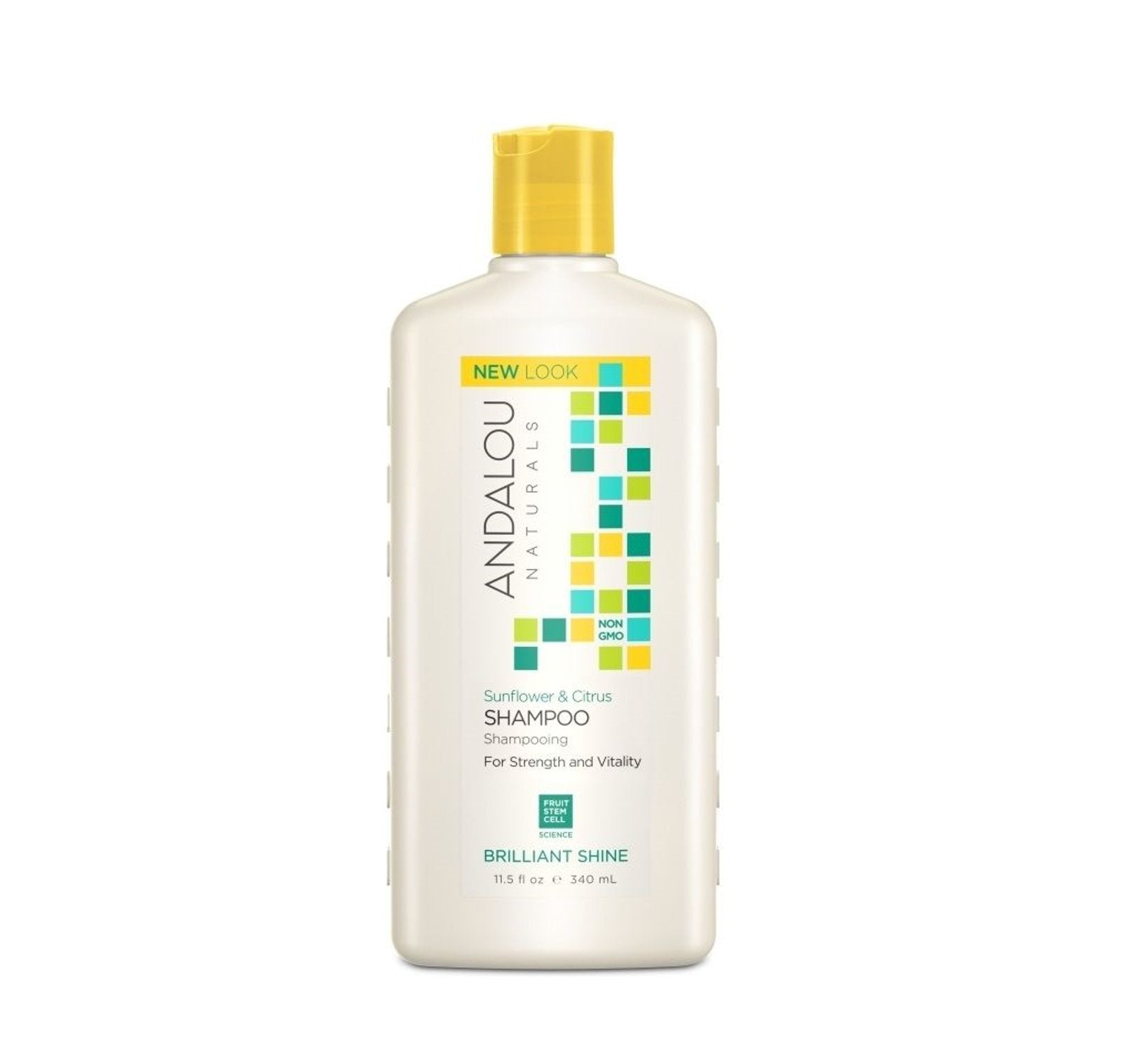 Andalou Naturals - Sunflower & Citrus Brilliant Shine Shampoo 340ml - CAFORIA.CA