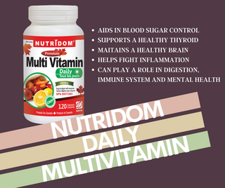 Nutridom Daily Multivitamin, 120 Tablets