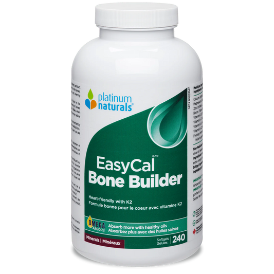 Platinum Naturals EasyCal Bone Builder 240 Softgels