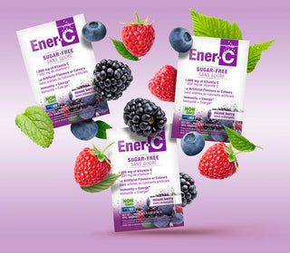 Ener-C Sugar Free 1,000mg Vitamin C Drink Mix - Mixed Berry 30 packs