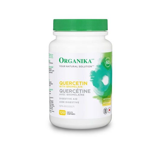 Organika Quercetin with Bromelain 120 Caps