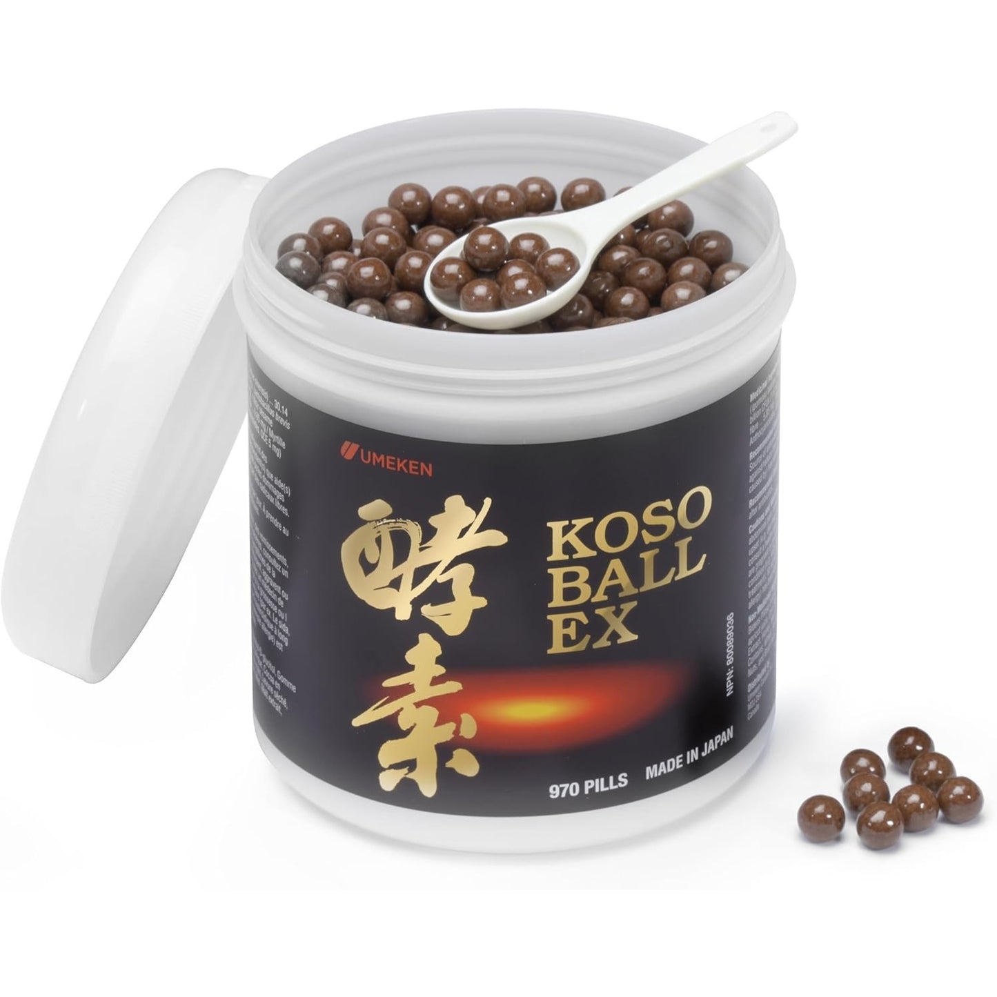 Umeken Koso Ball EX 370g - 4 month supply (970 balls)