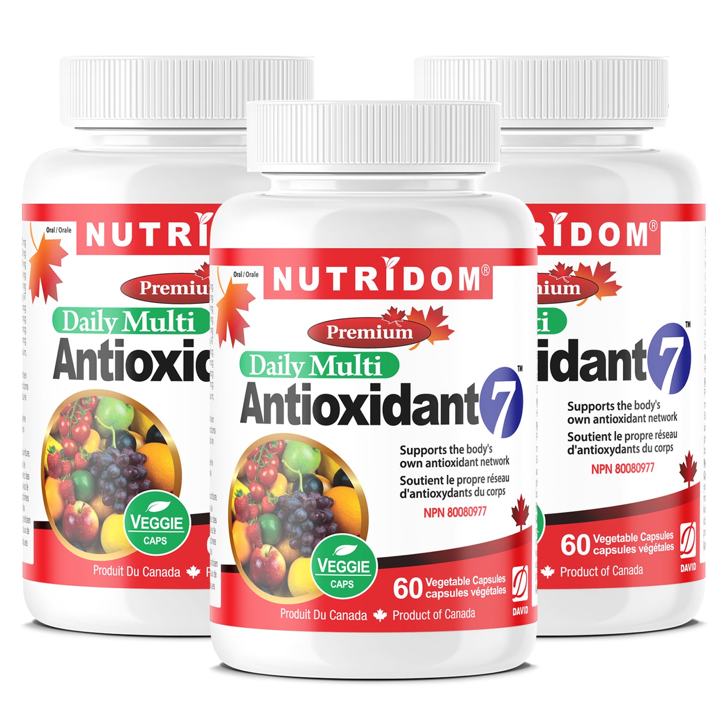 Nutridom Antioxidant 7 60 Vcaps - 3 PACK