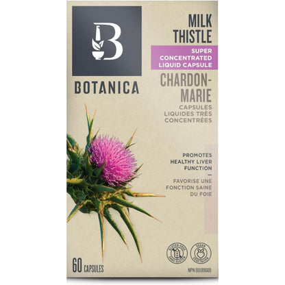 Botanica Milk Thistle Liquid 60 Capsules