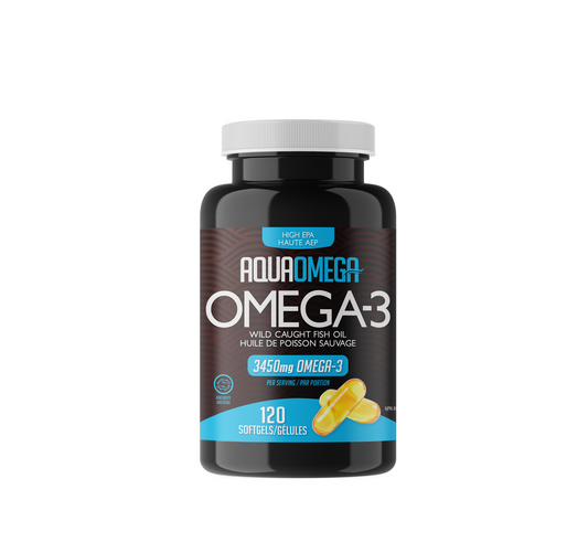 AquaOmega High EPA Omega-3 120 Softgels