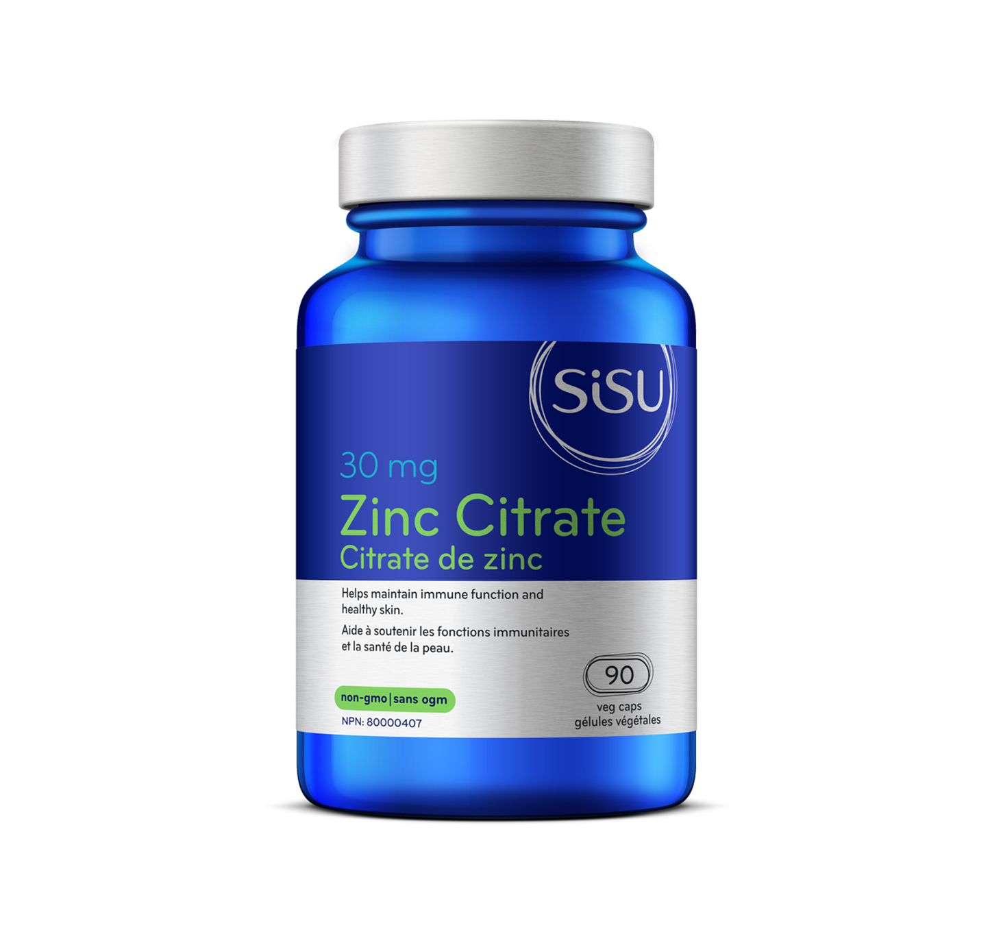 Sisu Zinc Citrate 30mg 90 Caps