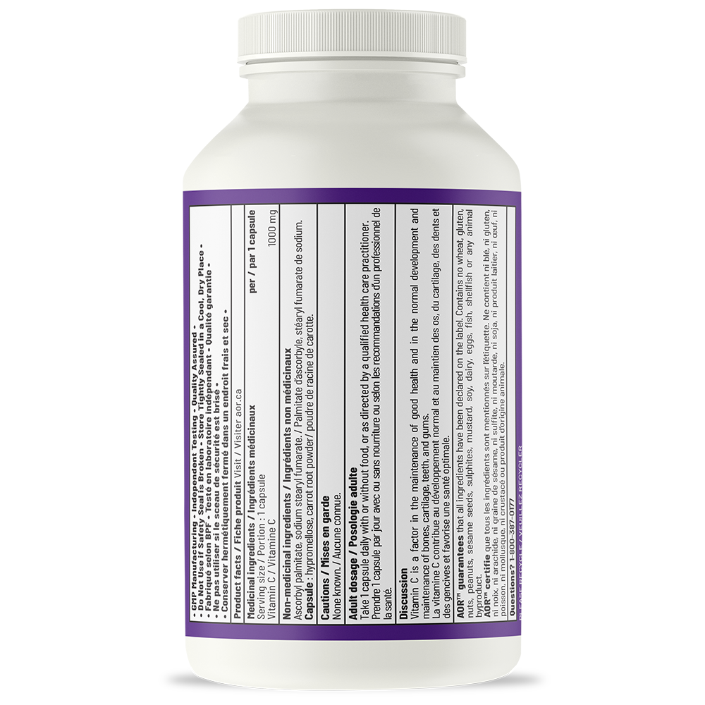 AOR Vitamin C 100 Veggie Caps