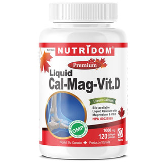 Nutridom Cal-Mag with Vitamin D, 120 Softgels