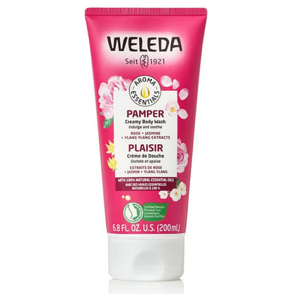 Weleda Pamper Creamy Body Wash - Rose Jasmine 200ml