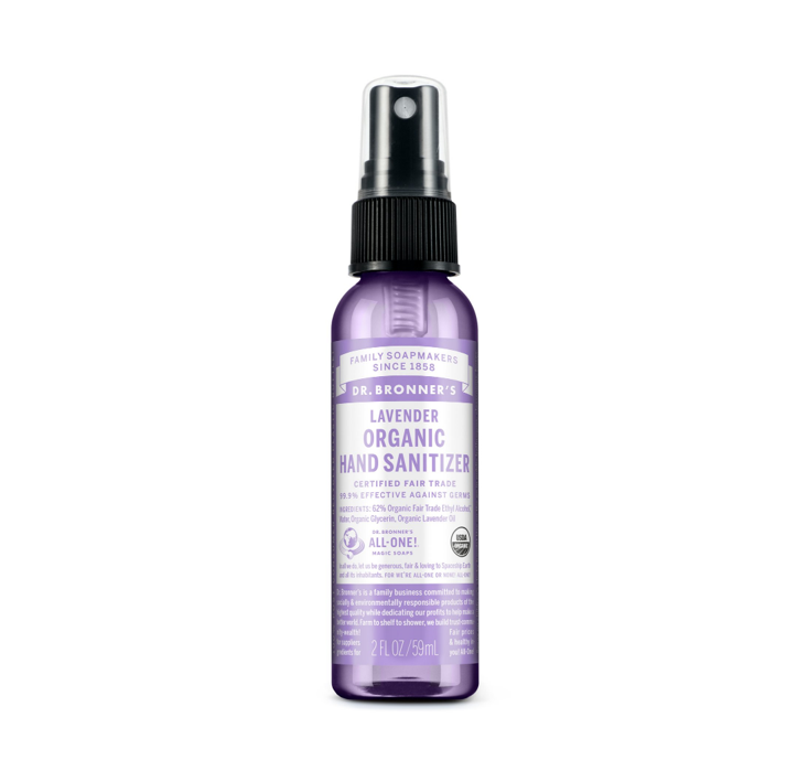 Dr. Bronner's Organic Hand Sanitizer 59ml Lavender