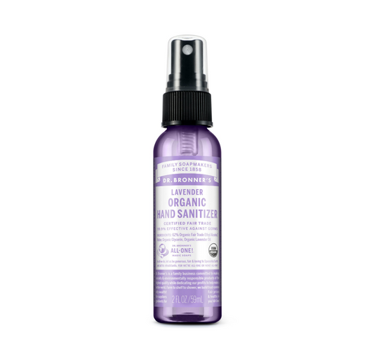 Dr. Bronner's Organic Hand Sanitizer 59ml Lavender