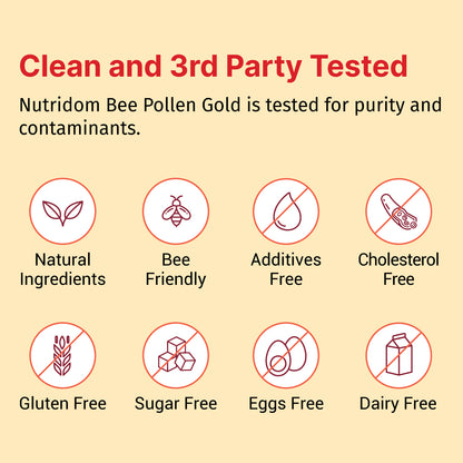 Nutridom Bee Pollen Gold, Granules, 7 oz (200 g)