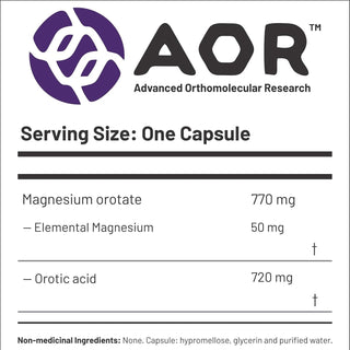 AOR Cardio Mag 2.0 770mg 120 Capsules