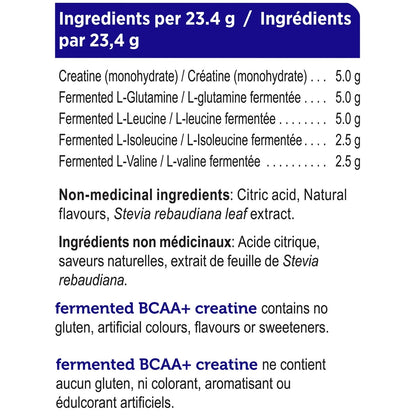 Genuine Health Fermented BCAA + Creatine Lemon-Lime Powder 440g