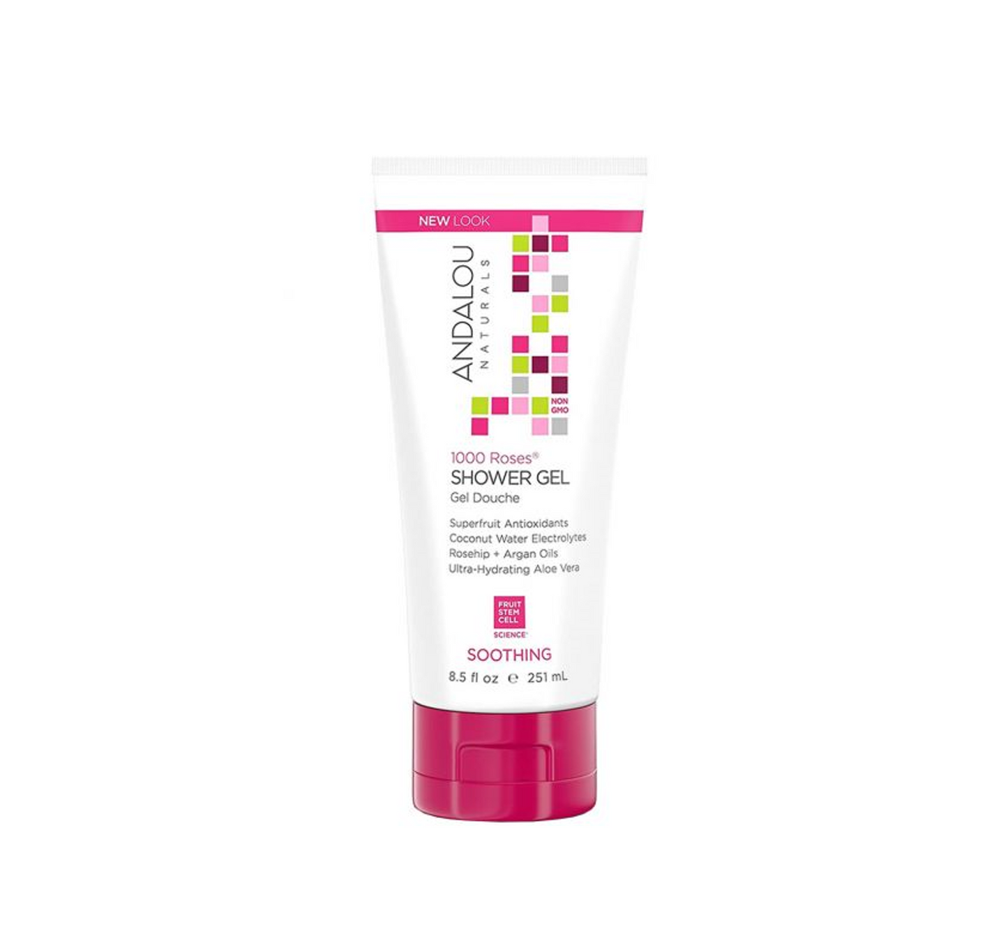 Andalou Naturals - Sensitive 1000 Roses Soothing Shower Gel 251ml