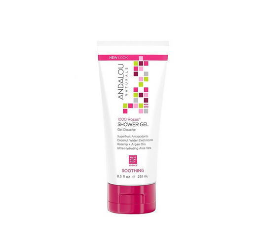 Andalou Naturals - Sensitive 1000 Roses Soothing Shower Gel 251ml