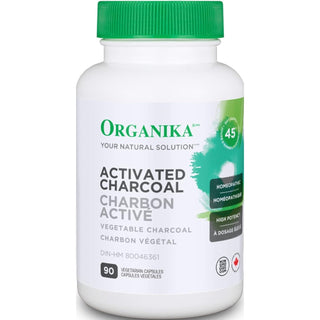 Organika Activated Charcoal 90 Veggie Capsules