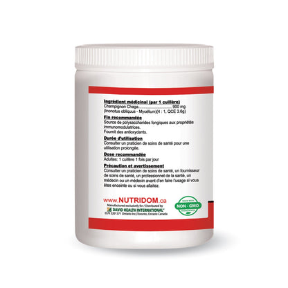 Nutridom Chaga Mushroom Concentrate Powder, 4.23 oz (120 g)