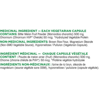 Organika Blood Sugar Control (Cr- Bittermelon) 120 Veggie Capsules