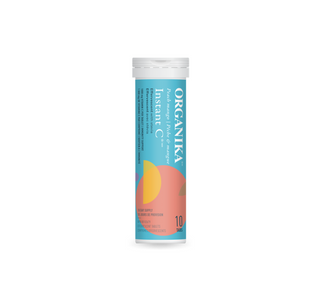 Organika Instant C Effervescent - Peach Mango 1 tube  (10tabs)