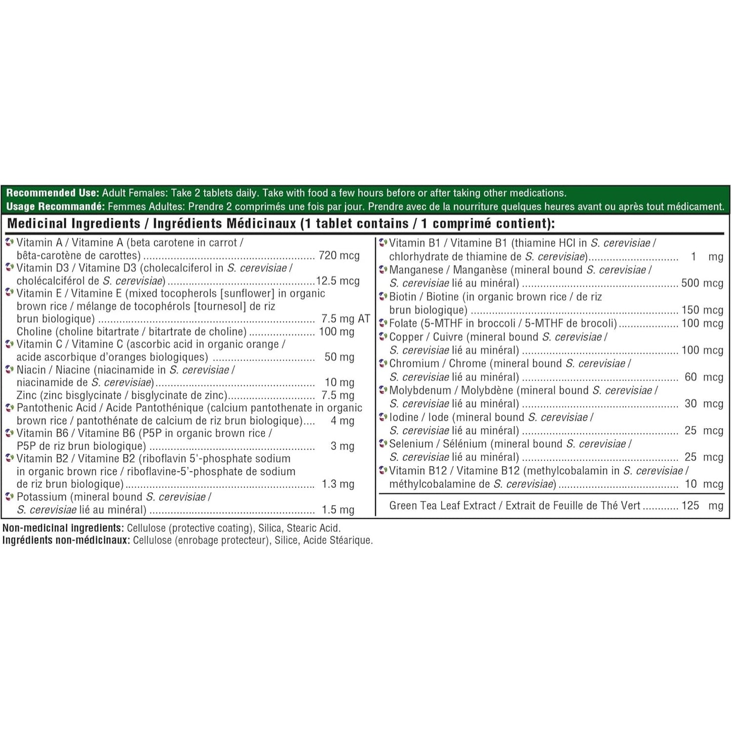 MegaFood Multi for Women 55+ 60 Tablets