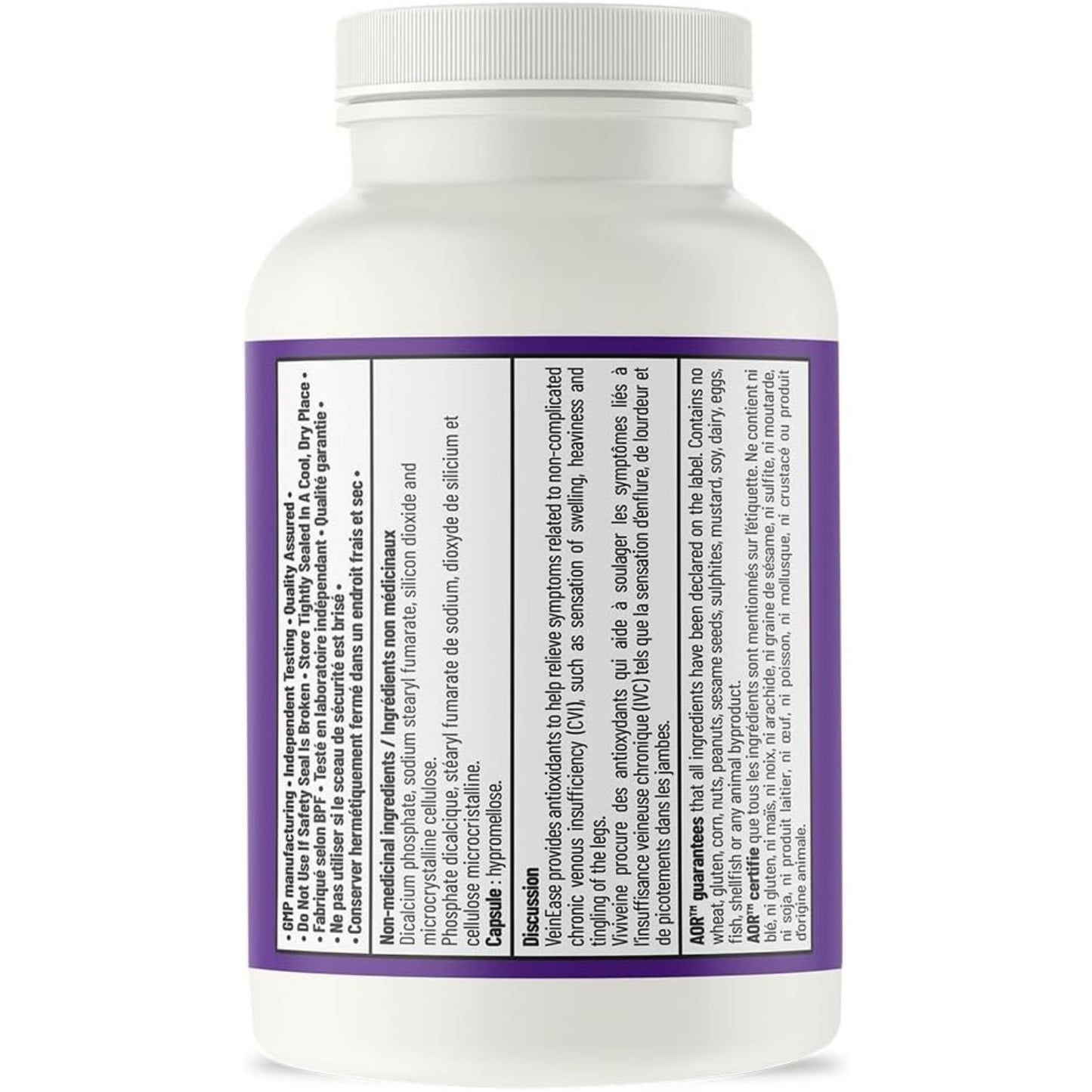 AOR VeinEase 575mg 60 Capsules