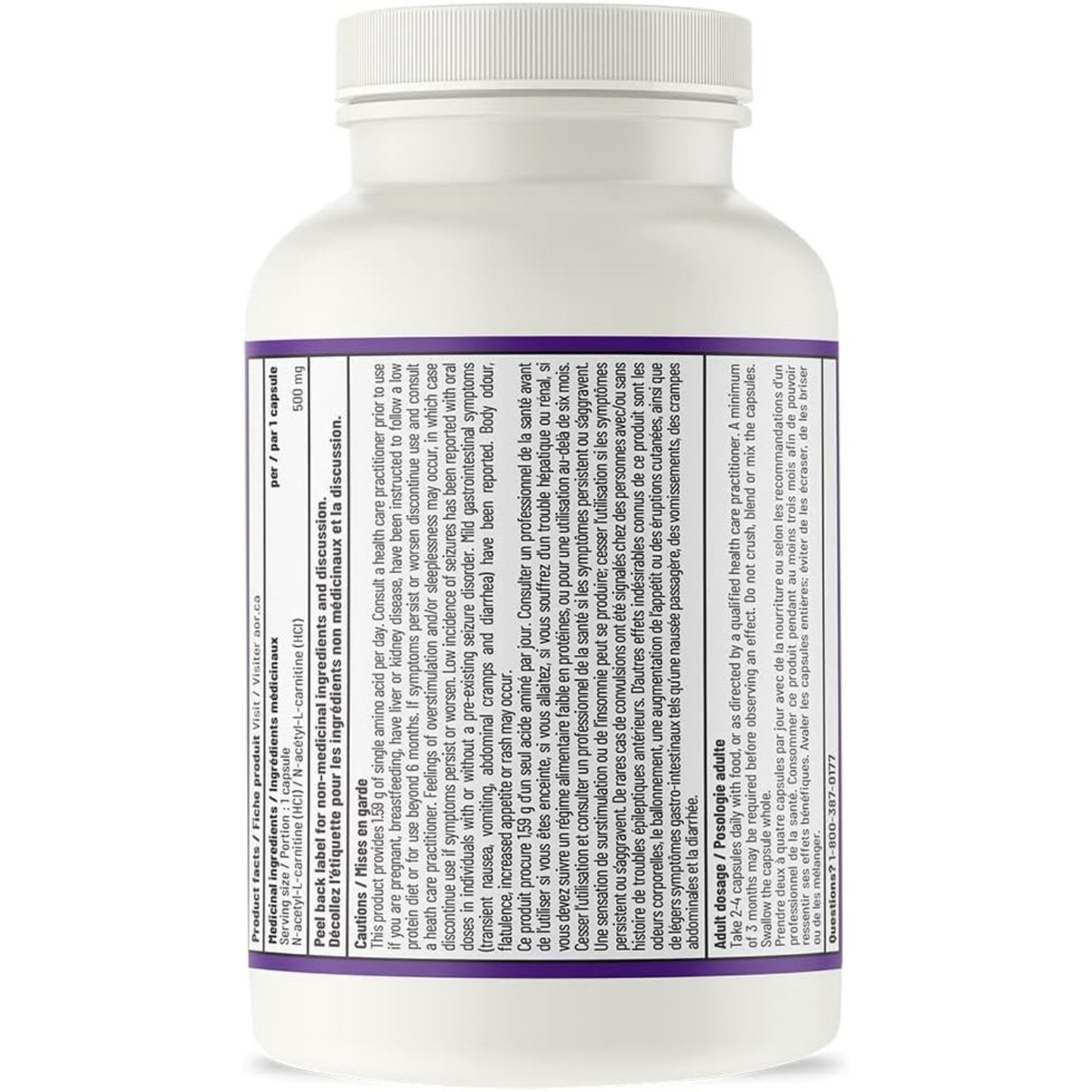 AOR ALCAR 500mg 120 Capsules