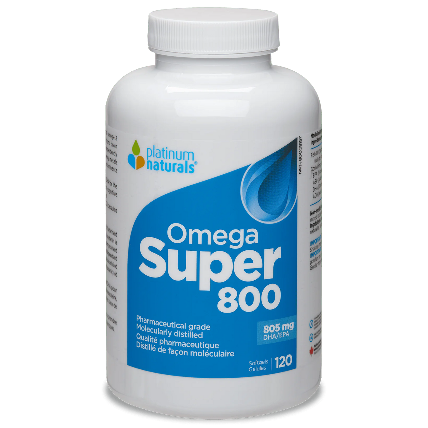 Platinum Naturals Omega Super 800 120 Softgels