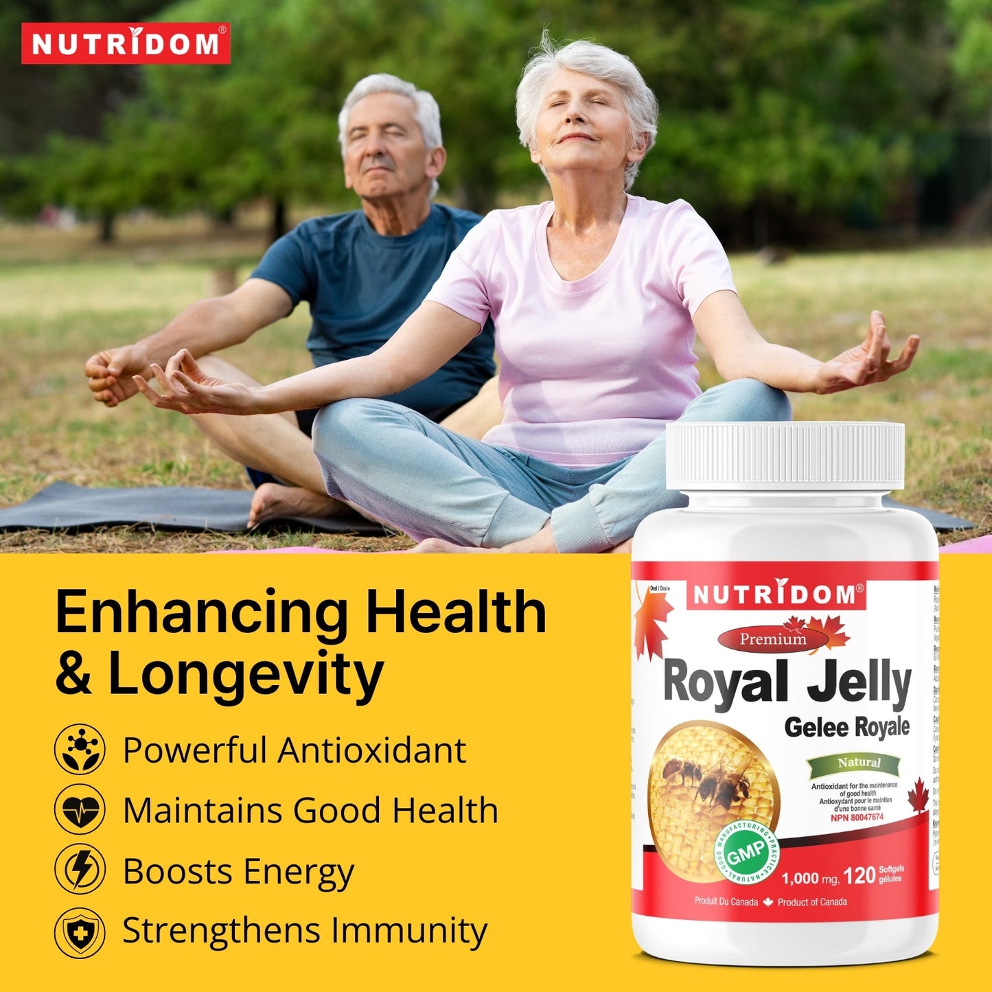 Nutridom Royal Jelly, 1,000 mg, 120 Softgels