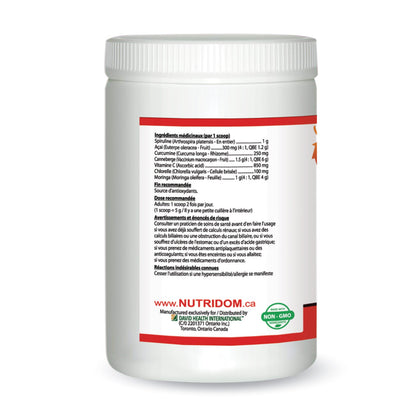 Nutridom Daily Green Antioxidant 7 with Spirulina / Chlorella Powder 300g