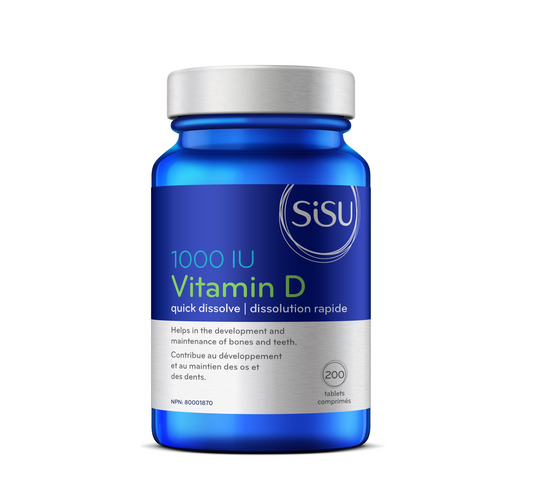 Sisu Vitamin D 1000IU 200 Tablets