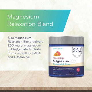 Sisu Magnesium 250mg Relaxation - Honey Grapefruit 133g