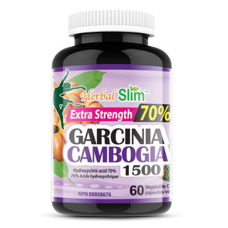 Herbal Slim Garcinia Cambogia, 70% HCA, 750 mg, 60 Veggie Capsules