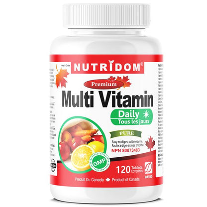 Nutridom Daily Multivitamin, 120 Tablets