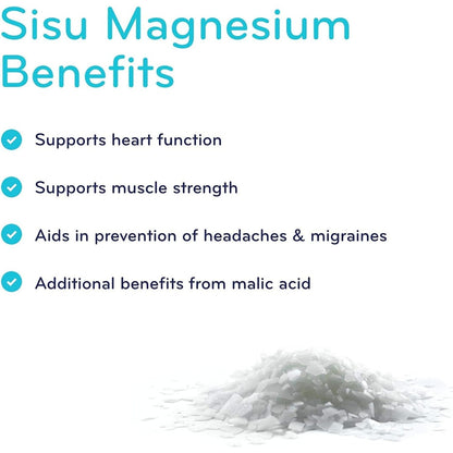 Sisu Magnesium Malate 250 mg, 200 Veggie Capsules