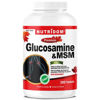 Nutridom Glucosamine & MSM, 300 Tablets