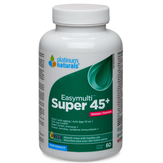 Platinum Naturals Easymulti Super 45+ For Women  60 Softgels