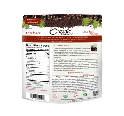 Organic Traditions Acai Berry Powder 100g