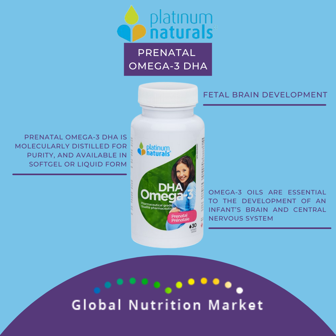 Platinum Naturals Prenatal Omega-3 DHA 30 Softgels