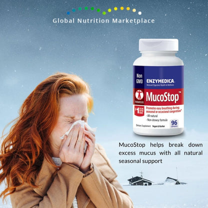 Enzymedica MucoStop 48 Capsules