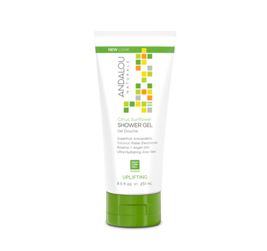 Andalou Naturals - Citrus Sunflower Uplifting Shower Gel 251mL