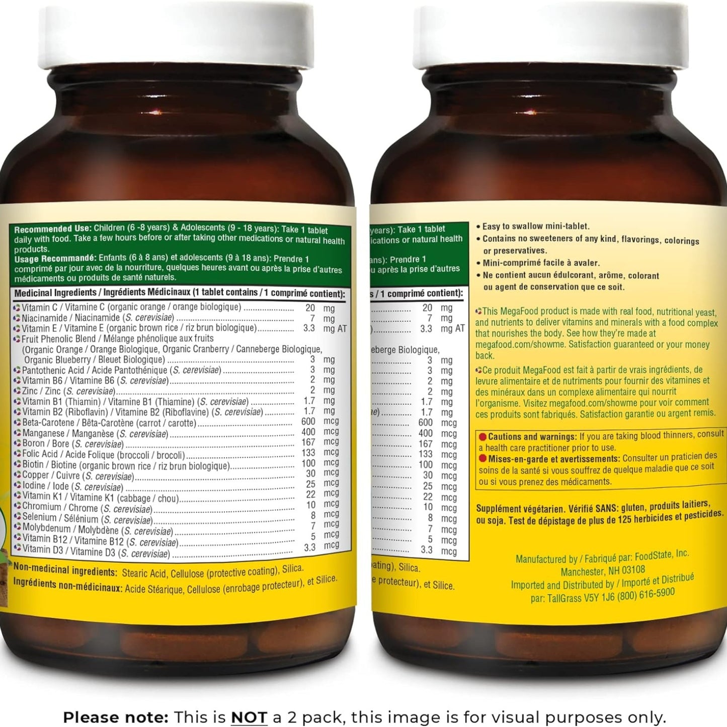 MegaFood Kid's One Daily 60 Tablets