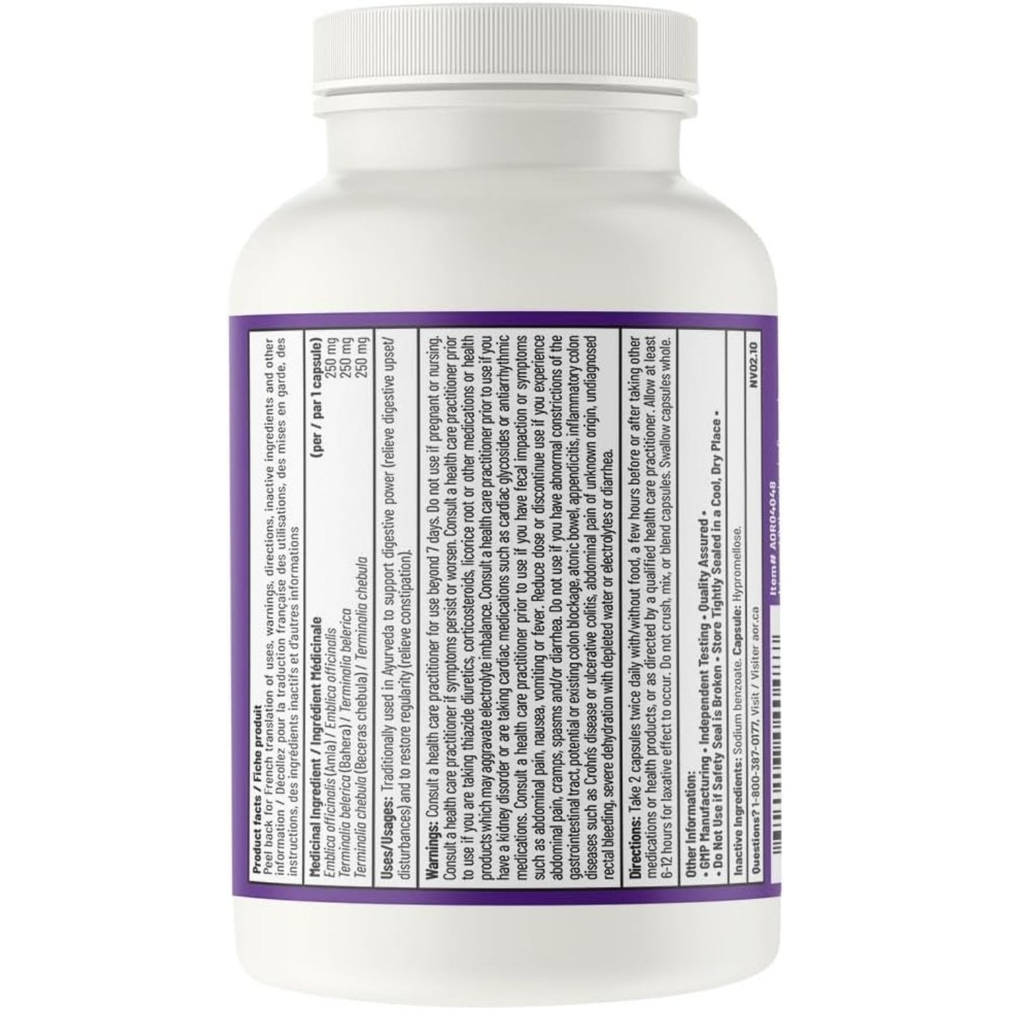 AOR Triphlax-750 750mg 100 Capsules