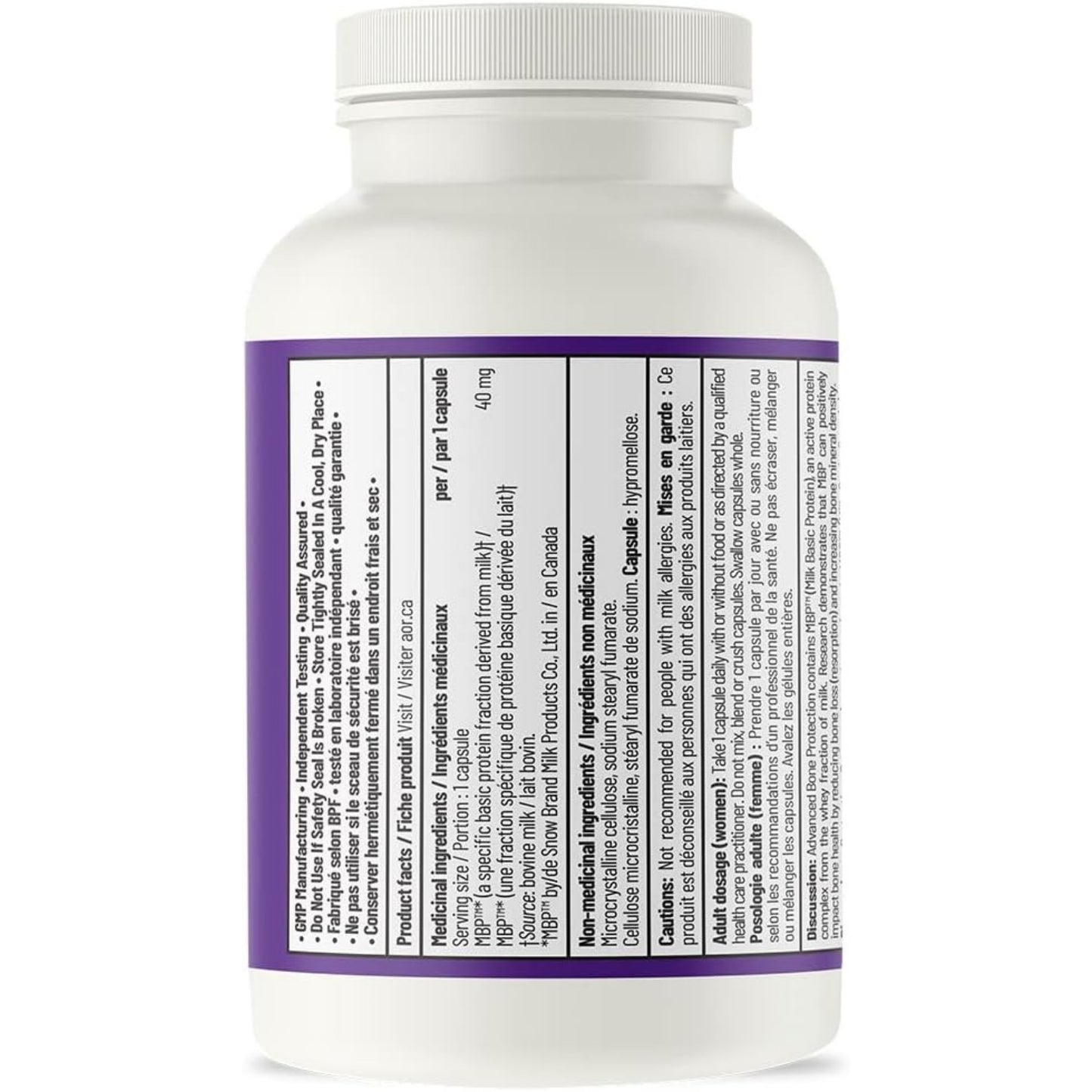 AOR Advanced Bone Protection 40mg 30 Capsules