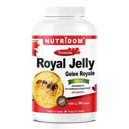 Nutridom Royal Jelly 1000mg, 300 Softgels