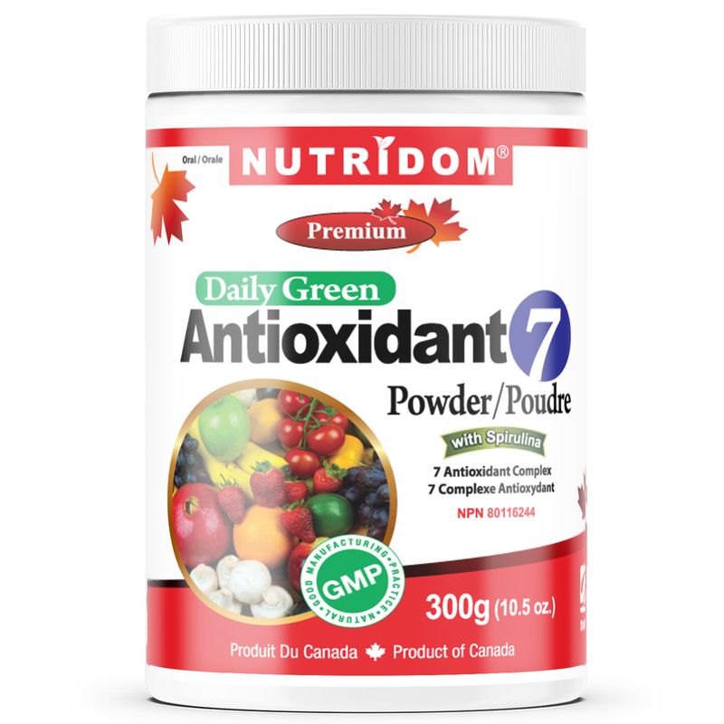 Nutridom Daily Green Antioxidant 7 with Spirulina / Chlorella Powder 300g