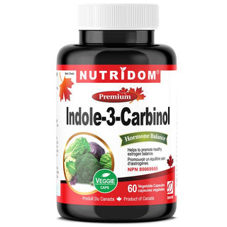 Nutridom Indole-3-Carbinol, I-3-C, 400 mg, Hormone Balance, 60 Veggie Capsules